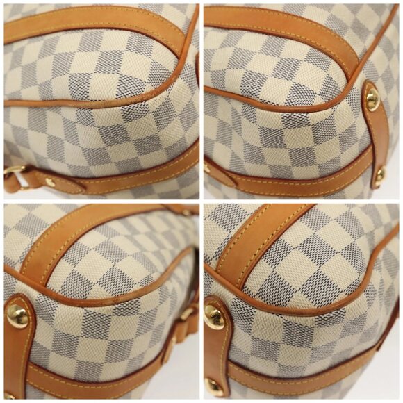 LOUIS VUITTON Damier Azur Stresa PM Tote Bag M51188 LV Auth 138702 - Picture 14 of 16